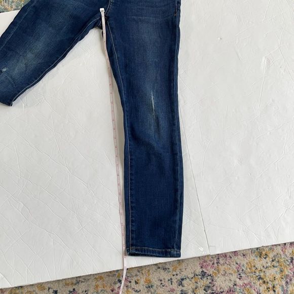 Pilcro and the Letterpress Dark Blue Skinny Jeans - Picture 14 of 16